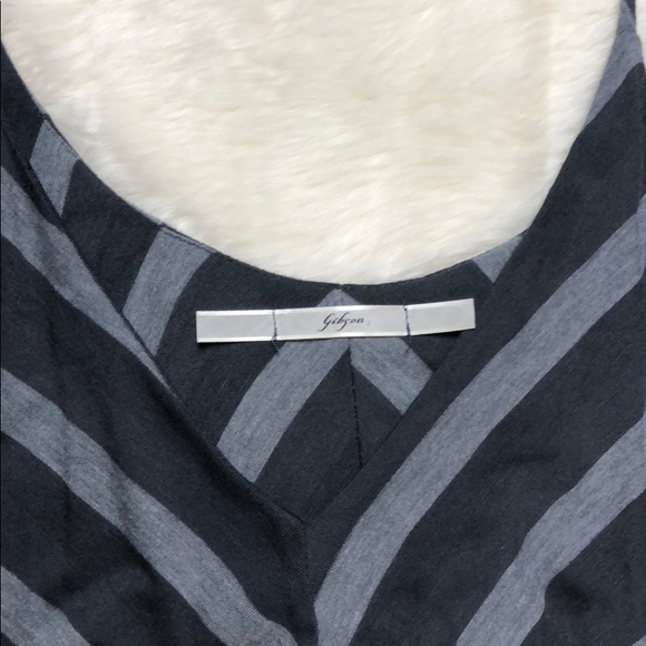 Gibson Grey Chevron Maxi Dress - Picture 4 of 4